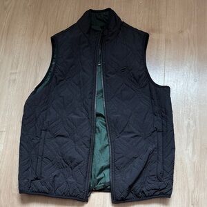 Fabletics reversible Black Quilted Vest